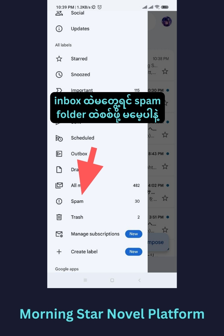 Spam ထဲလည်းစစ်